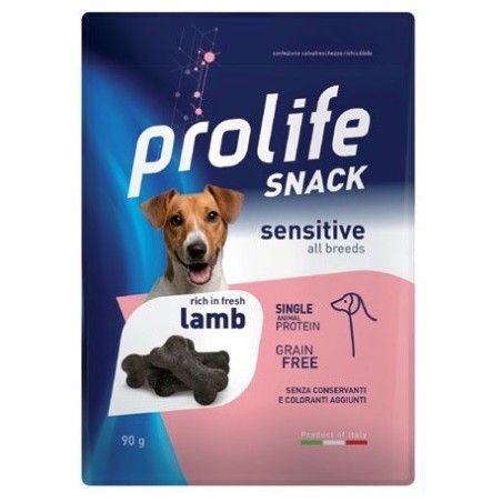 ***NON DISPONIBILE***PROLIFE DOG SNACK SENSITIV LAMB ( AGNELLO ) GR. 90