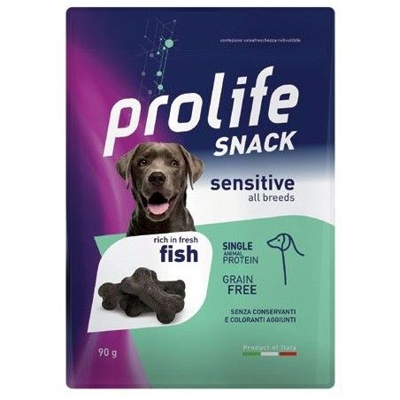 ***NON DISPONIBILE***PROLIFE DOG SNACK SENSITIV FISH ( PESCE ) GR. 90