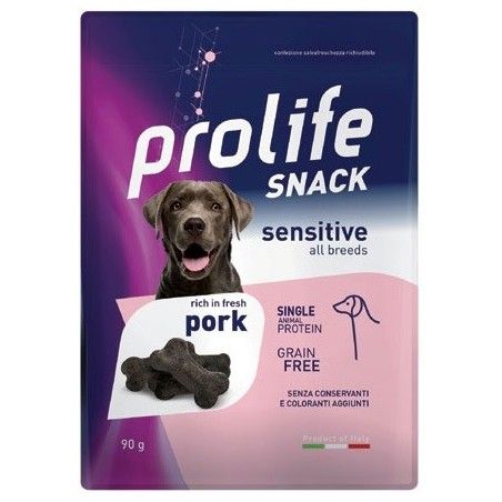 ***NON DISPONIBILE***PROLIFE DOG SNACK SENSITIV PORK ( MAIALE ) GR. 90