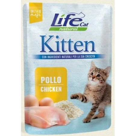 LIFE CAT BUSTA GR. 70 KITTEN POLLO