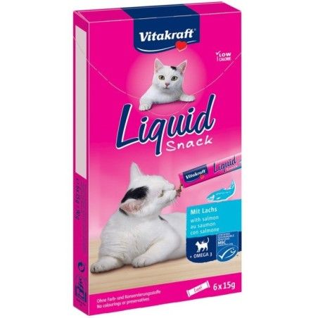 VITAKRAFT CAT LIQUID SNACK SALMONE