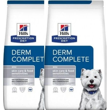 .HILL'S. PRESCRIPTION DIET DERM COMPLETE MINI ALIMENTO PER CANI KG. 6 **acquisto minimo 2 sacchi*prezzo riferito alla singola co