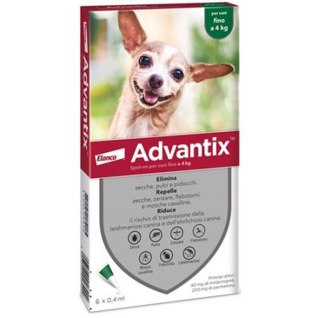 ADVANTIX 0-4 KG 6 PIPETTE