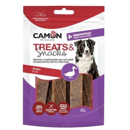 CAMON SNACK STRIPS SOFT ANATRA 80GR