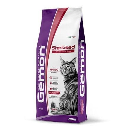 GEMON CAT ADULT STERILIZZATO MANZO 7KG