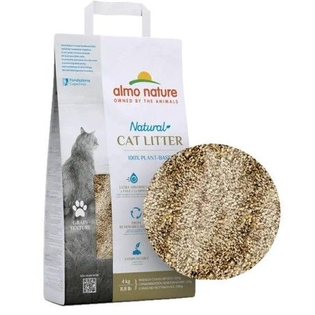 ALMO NATURE CAT LITTER GRAIN TEXTURE 4KG