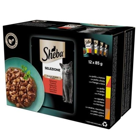 SHEBA BUSTA SELEZIONE GUSTOSA 12X85 GR