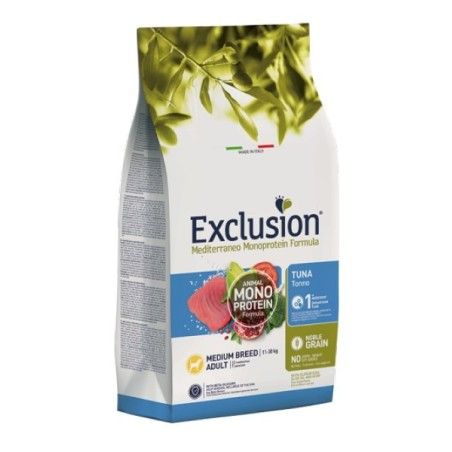 EXCLUSION MEDITERRANEO MONOPROTEIN ADULT MEDIO TONNO KG.3