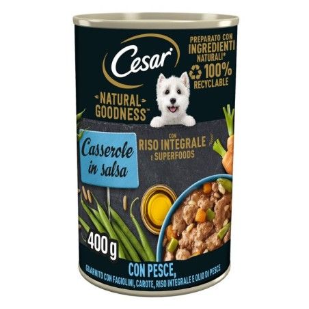 CESAR  GR 400 CASSEROLE IN SALSA PESCE FAGIOLINI CAROTE RISO INTEGRALE