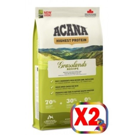 WONDERFOOD ACANA GRASSLANDS KG.11.4 *acquisto minimo 2pz*