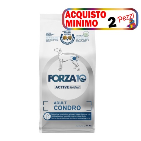 SANYPET FORZA 10 ADULT CONDRO KG. 10 *acquisto minimo 2 sacchi*prezzo riferito alla singola confezione*